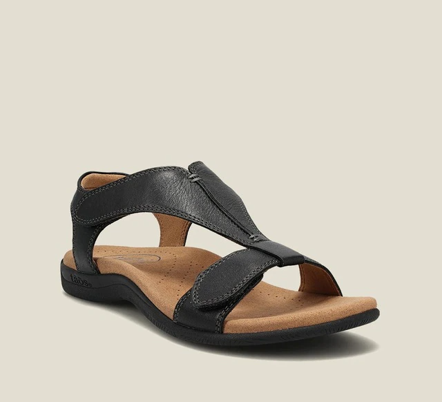 Ortopediska sandaler med kilklack för kvinnor, lätta slip-on-skor