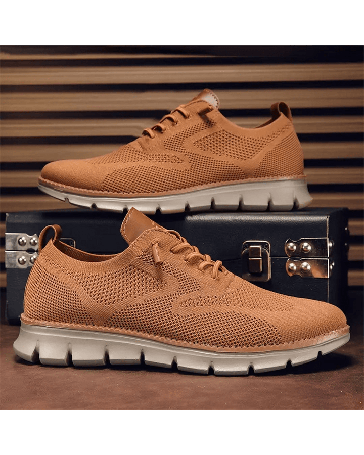 Lars | Sneakers Herr med mesh och modern design