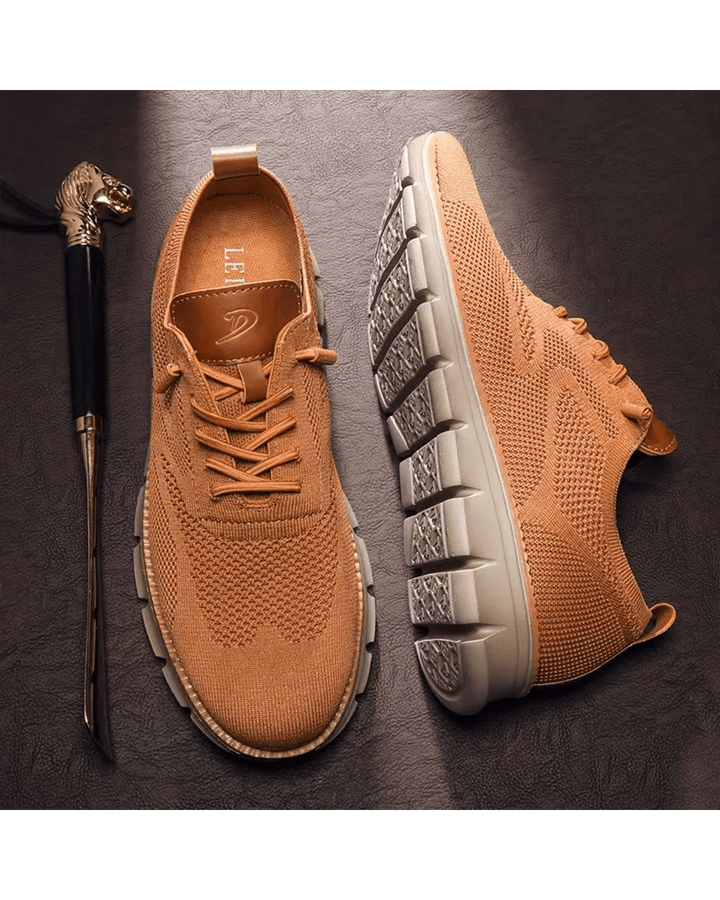 Lars | Sneakers Herr med mesh och modern design