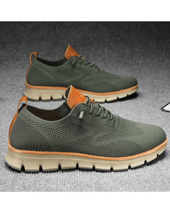Lars | Sneakers Herr med mesh och modern design