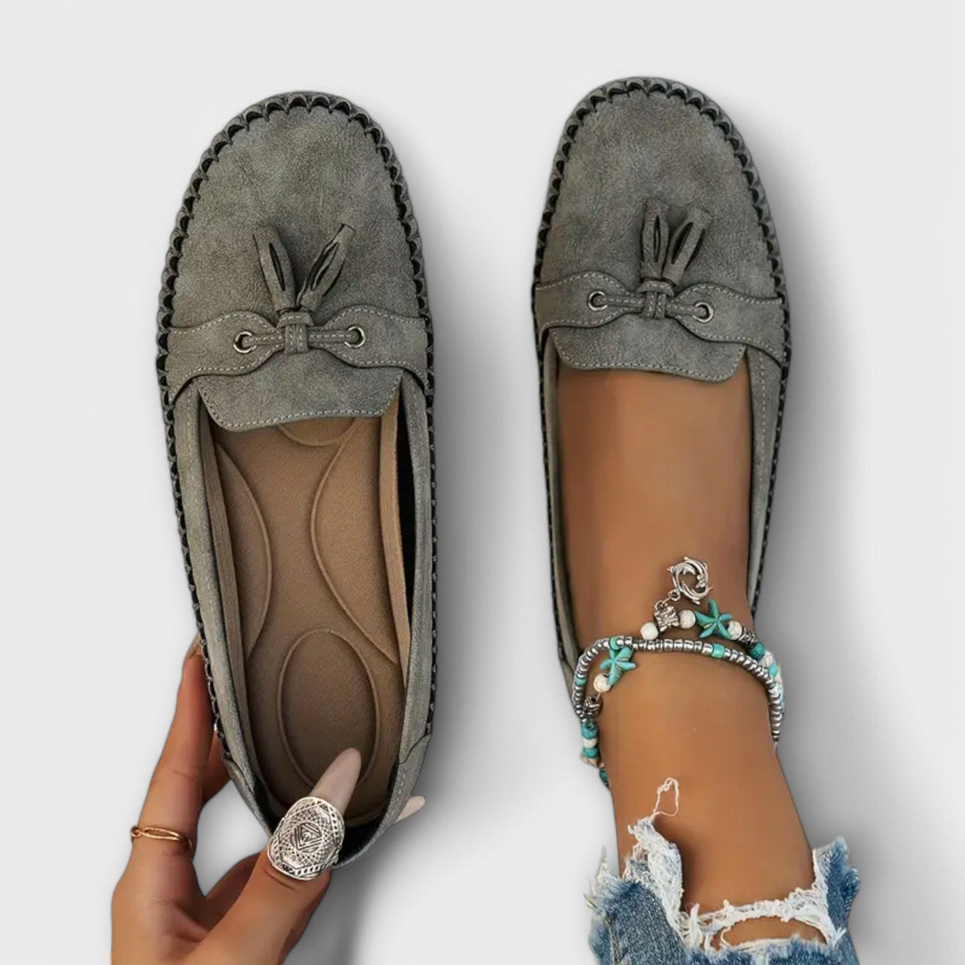 Unisex ortopediska slip-on mockasiner casual