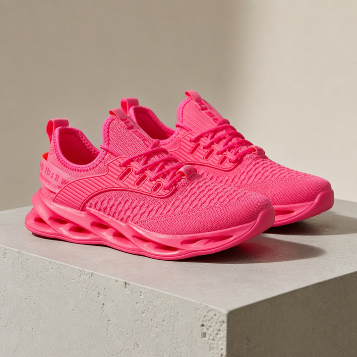 Gustav | Sneakers Herr med stickad ovandel och flexibel sula