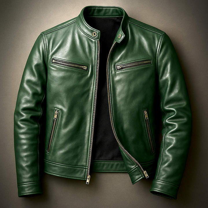 Lars | Skinnjacka herr med dragkedja och fyra fickor