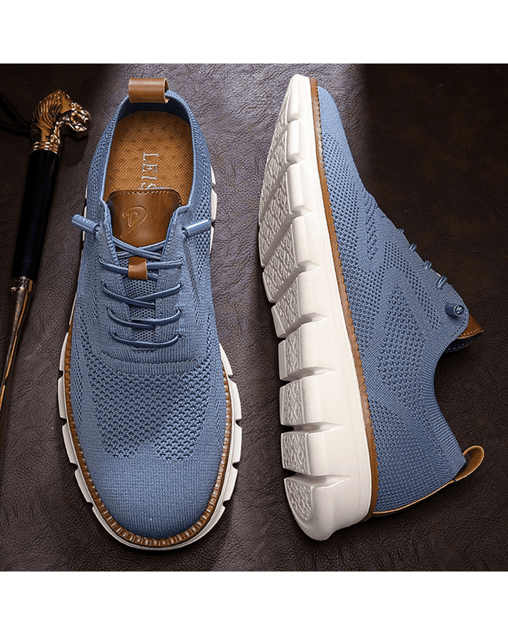 Lars | Sneakers Herr med mesh och modern design