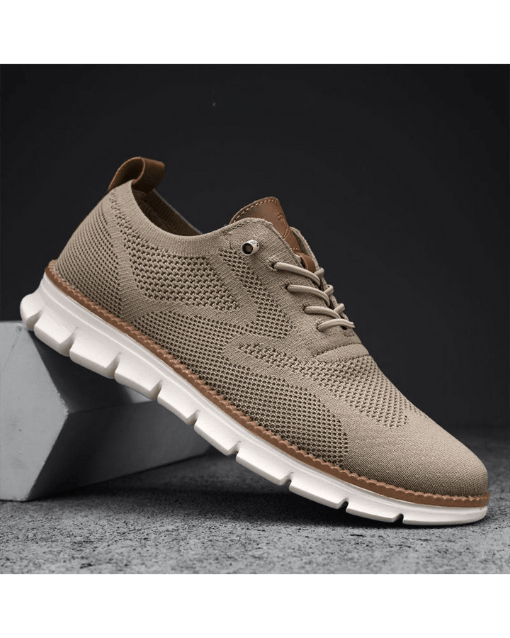 Lars | Sneakers Herr med mesh och modern design