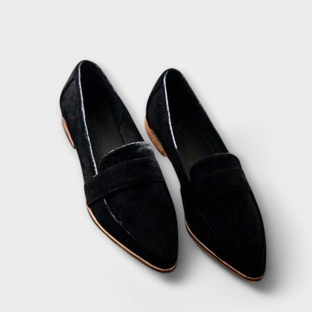 Maja | Loafers Dam i läder med slip-on-design
