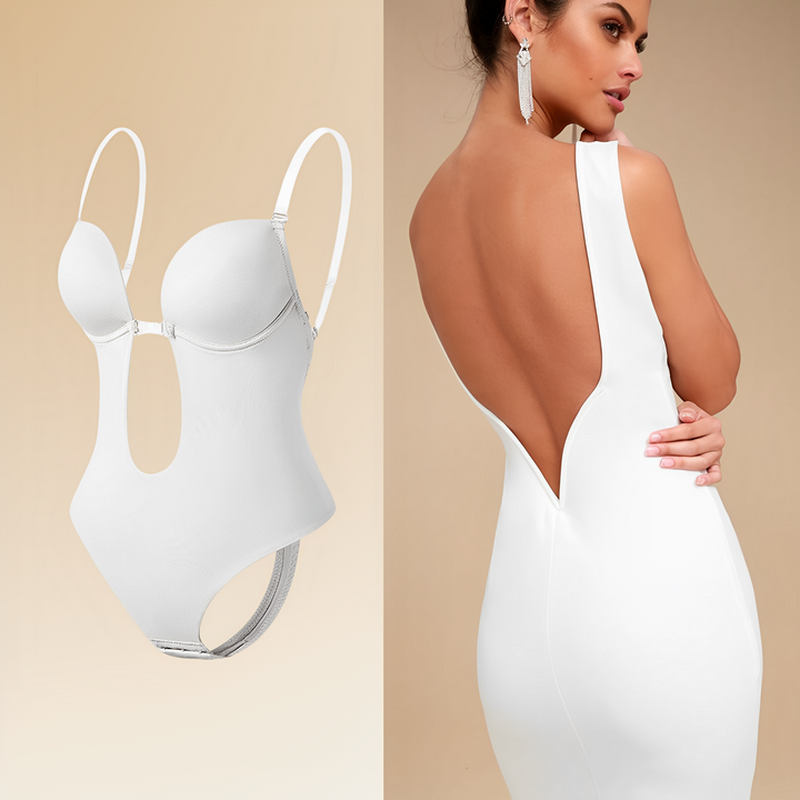Rygglös shaping bodysuit för dam