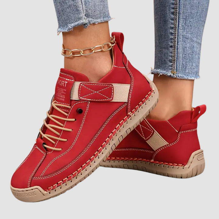 Ortopediska sneakers med snörning för vardagsbruk