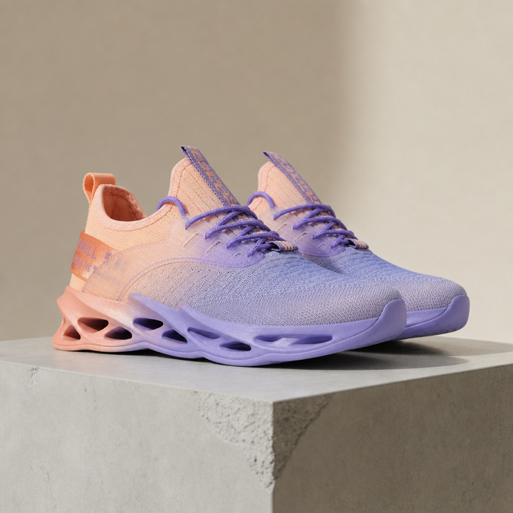 Gustav | Sneakers Herr med stickad ovandel och flexibel sula