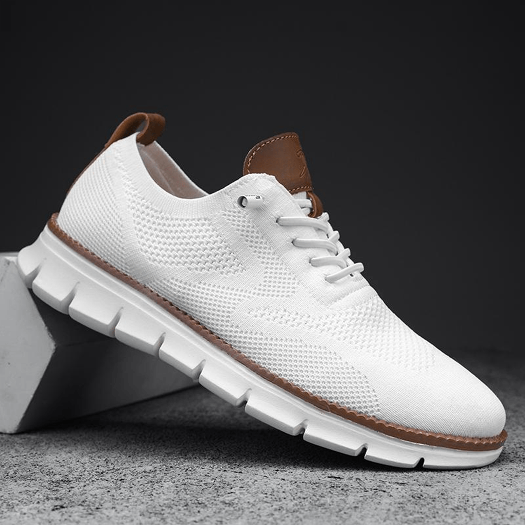 Lars | Sneakers Herr med mesh och modern design
