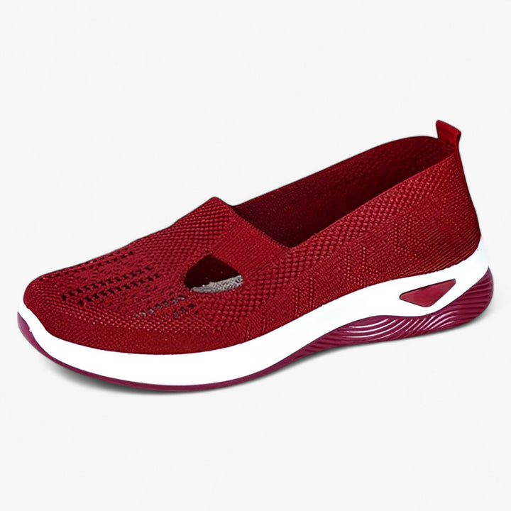 Dam slip-on andningsbara stötdämpande fritidsskor
