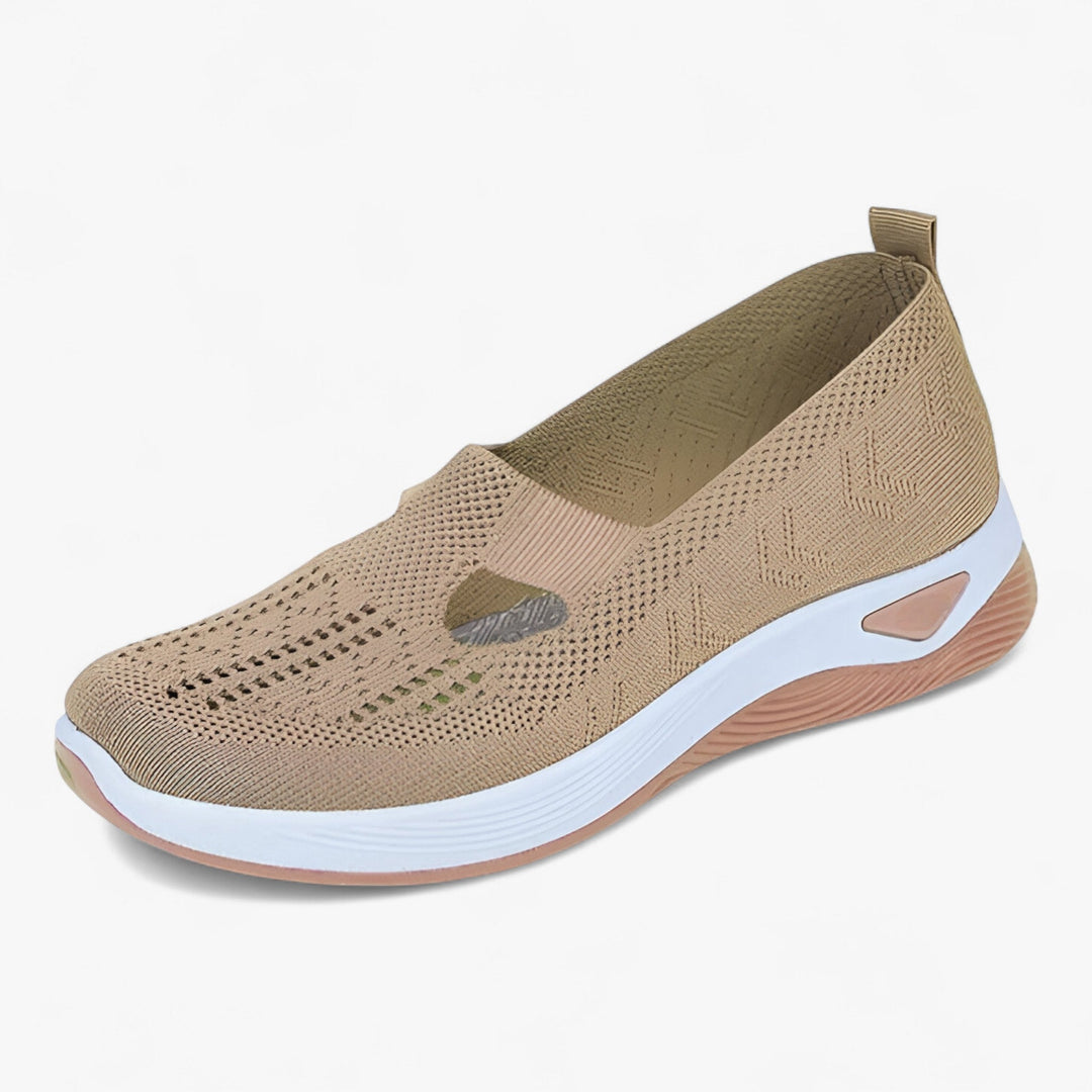 Dam slip-on andningsbara stötdämpande fritidsskor