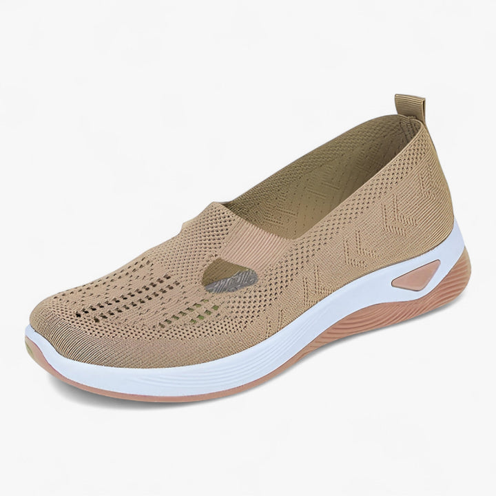 Dam slip-on andningsbara stötdämpande fritidsskor