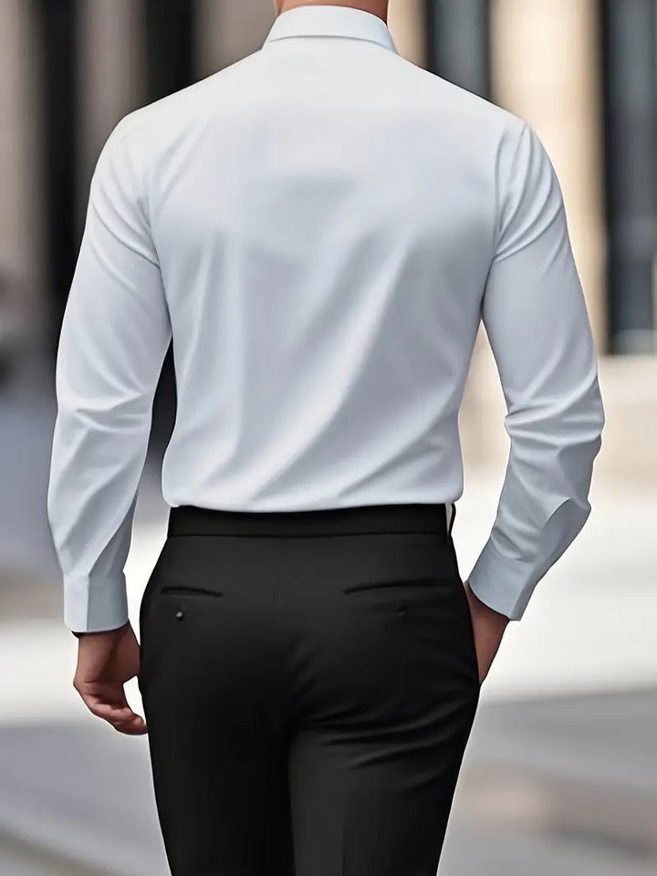 Magnus | Skjorta Herr Långärmad Slim Fit
