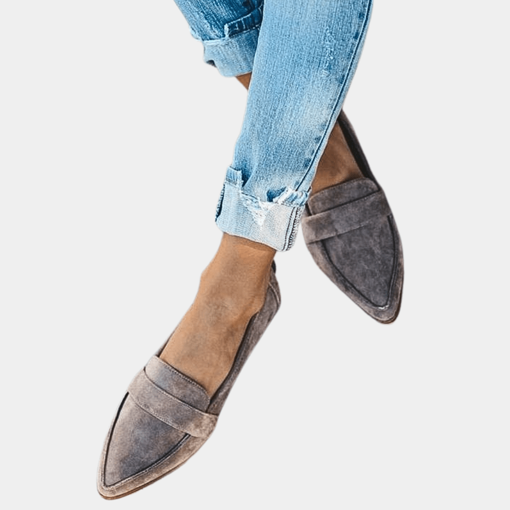 Maja | Loafers Dam i läder med slip-on-design