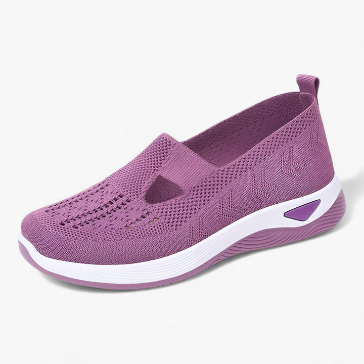 Dam slip-on andningsbara stötdämpande fritidsskor