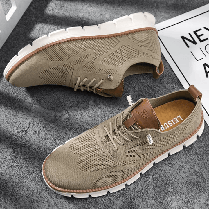 Lars | Sneakers Herr med mesh och modern design