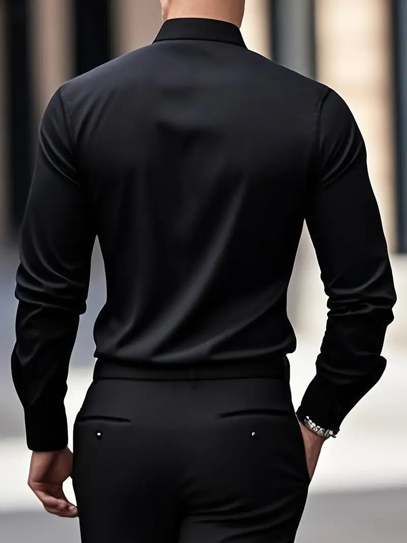 Magnus | Skjorta Herr Långärmad Slim Fit