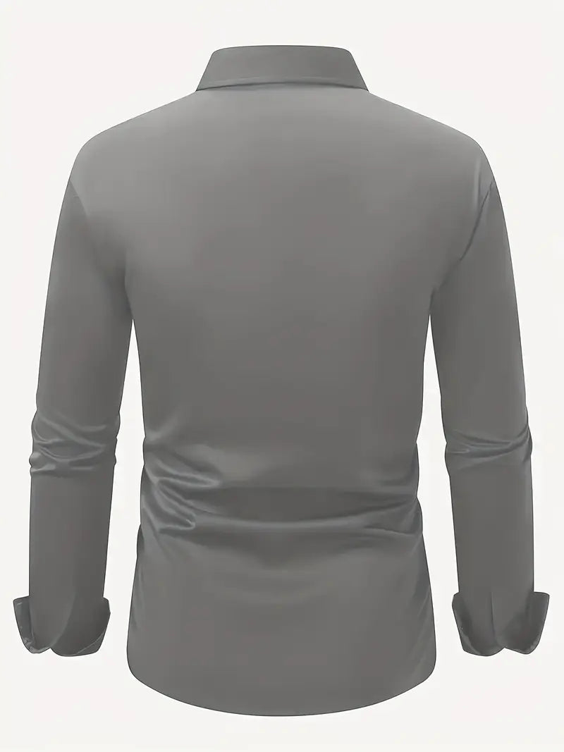 Magnus | Skjorta Herr Långärmad Slim Fit