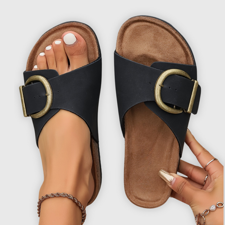 Ortopediska öppna sandaler för kvinnor