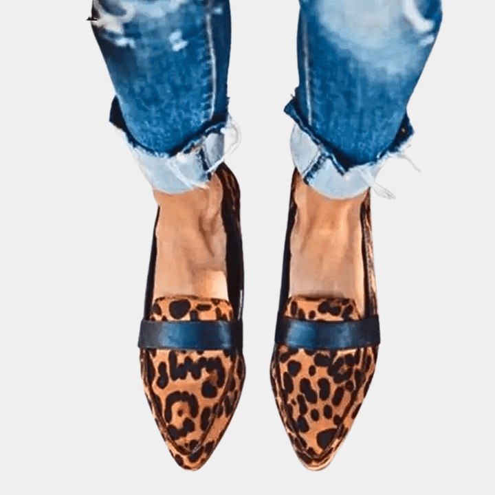 Maja | Loafers Dam i läder med slip-on-design