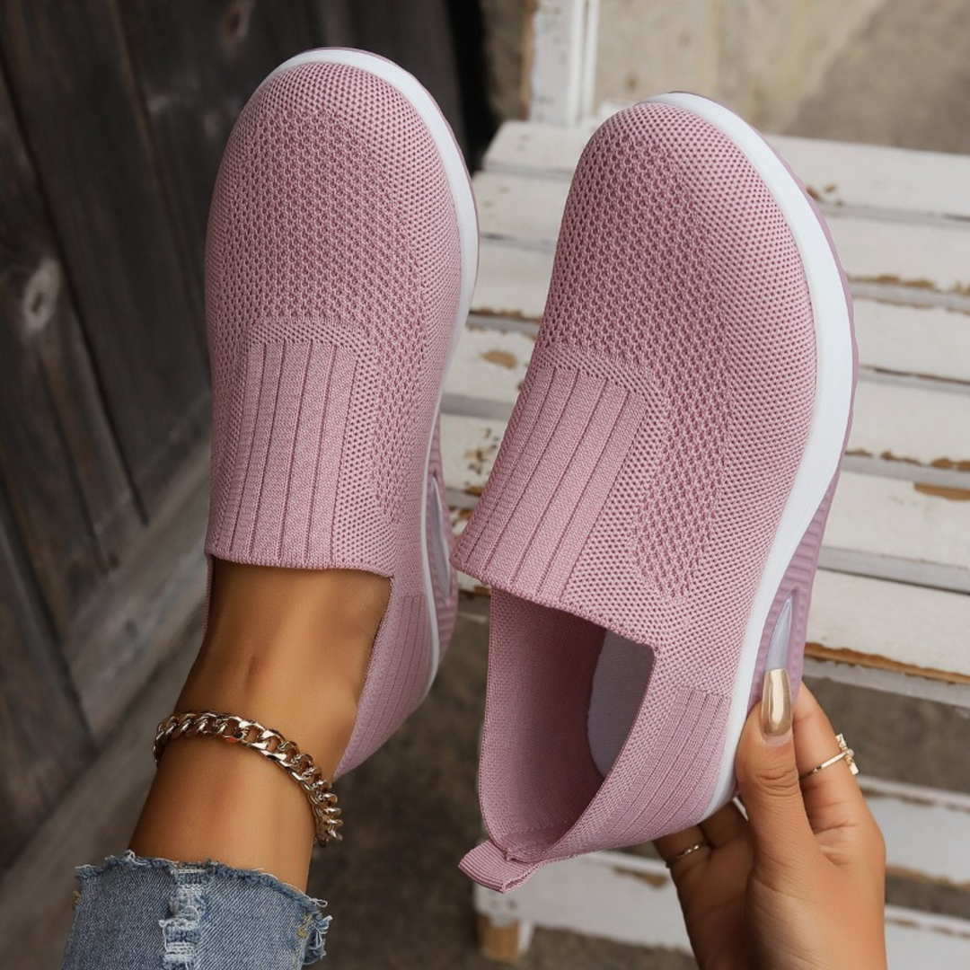 Ortopediska, vadderade, casual sneakers för kvinnor