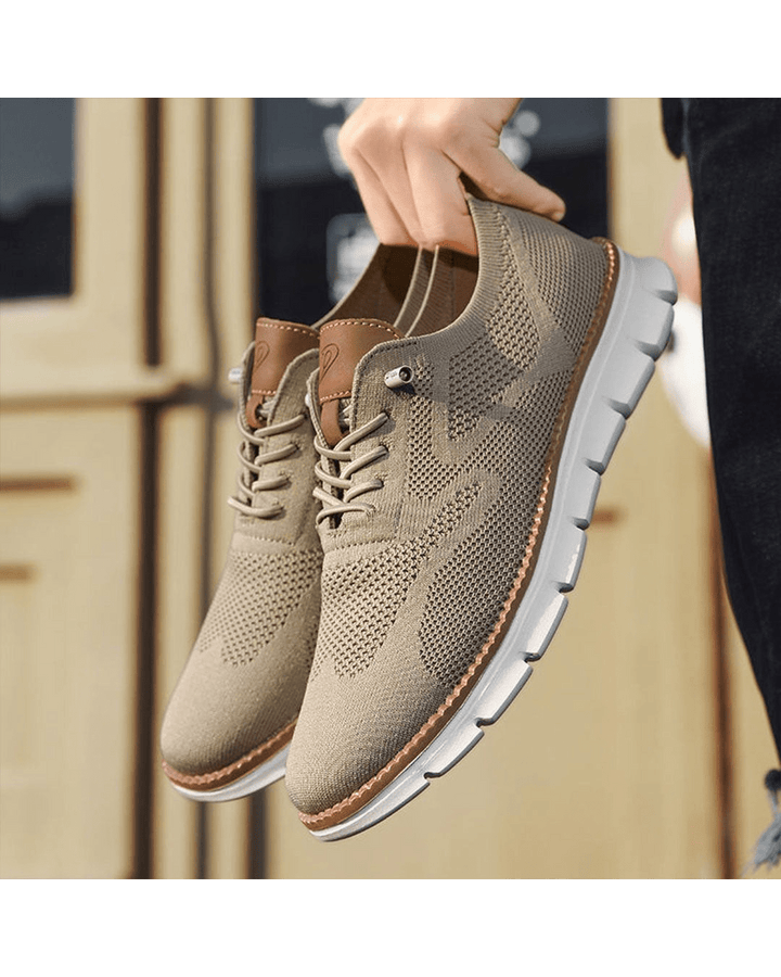 Lars | Sneakers Herr med mesh och modern design