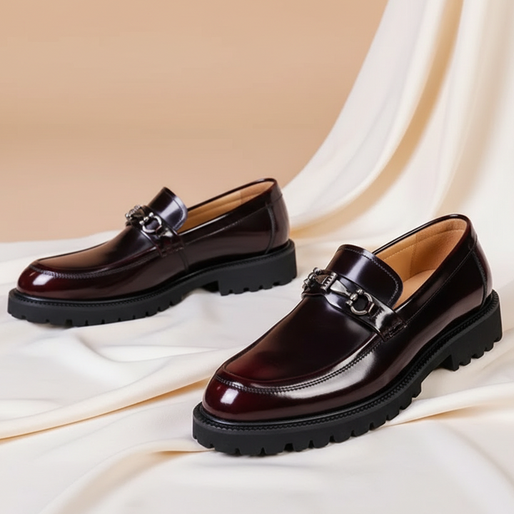 Erik | Loafers Herr i läder med hästbett