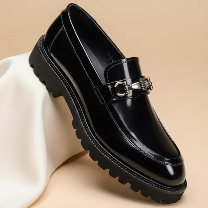 Erik | Loafers Herr i läder med hästbett