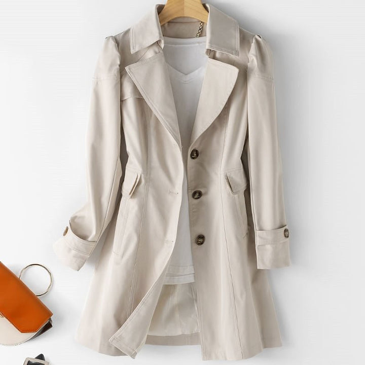 Klassisk trenchcoat för kvinnor