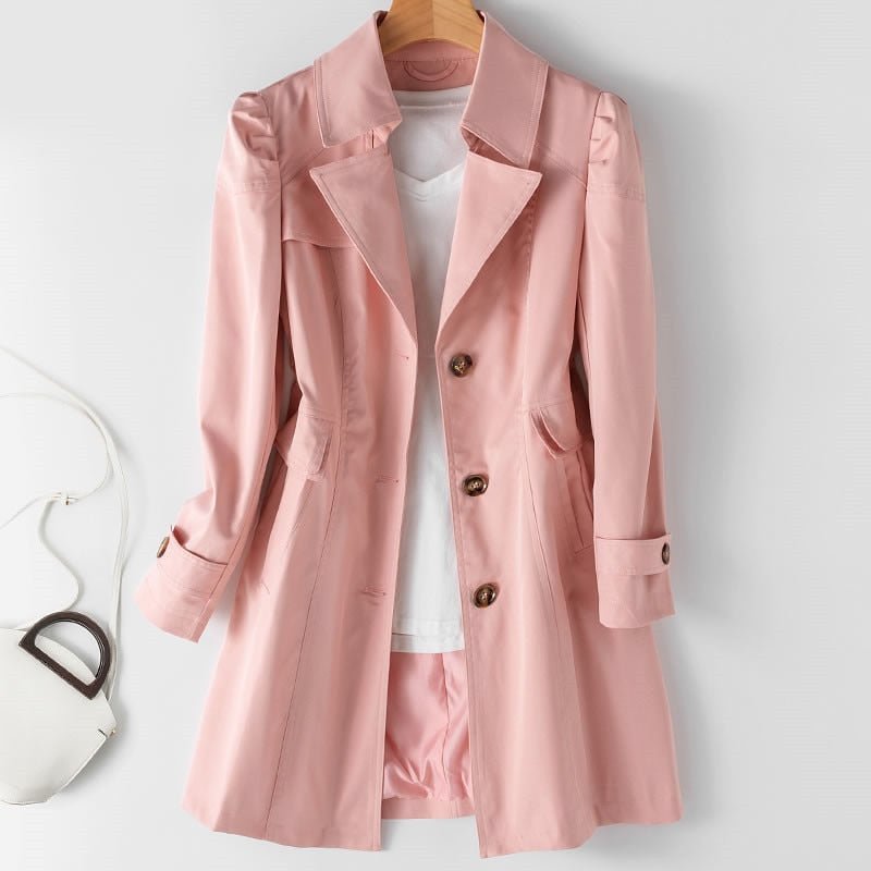 Klassisk trenchcoat för kvinnor