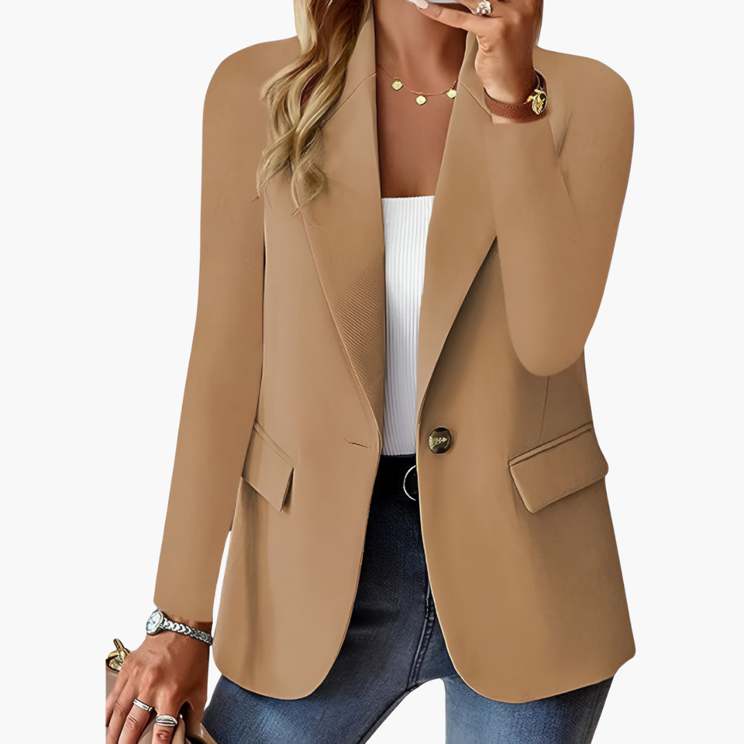 Elegant damjacka med slag