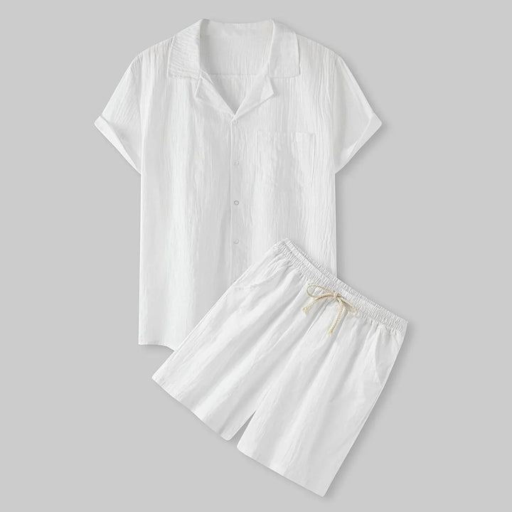 Herrlinneset, skjorta och shorts, sommar