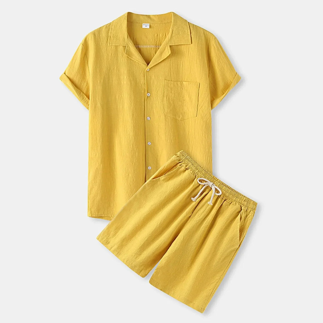 Herrlinneset, skjorta och shorts, sommar