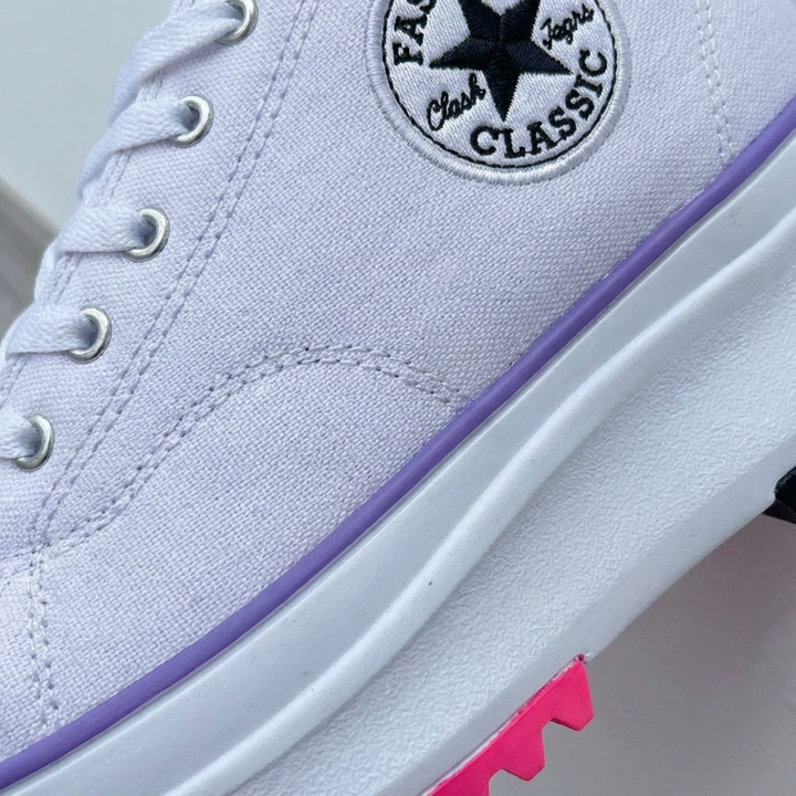 Platåsneakers med snörning för kvinnor