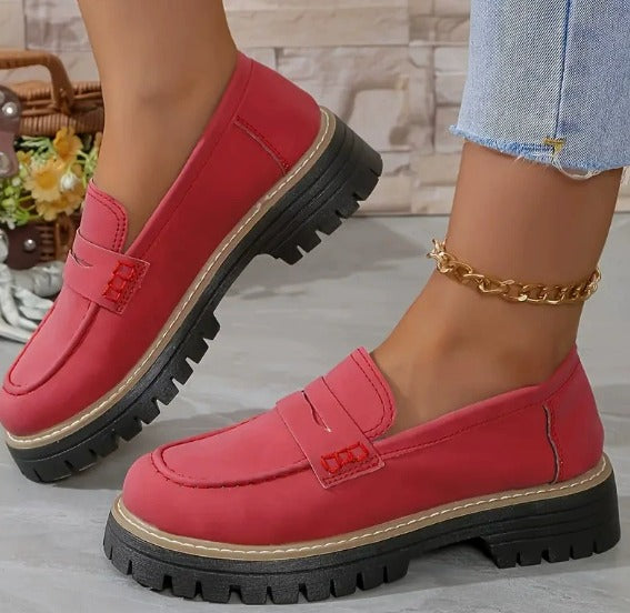 Ortopediska slip-on mockasiner för kvinnor