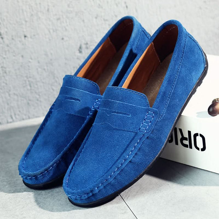 Ebba | Mockaloafers herr med slip-on-design och gummisula