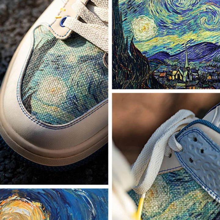 Filip | Sneakers Herr med konstinspirerat motiv