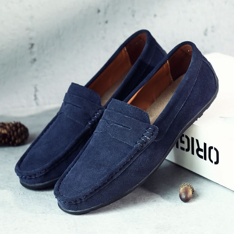 Ebba | Mockaloafers herr med slip-on-design och gummisula