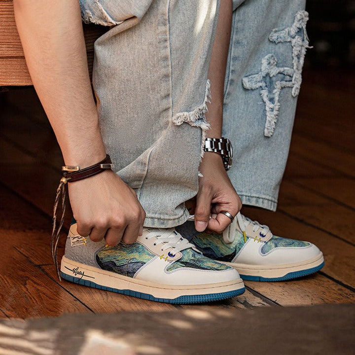 Filip | Sneakers Herr med konstinspirerat motiv