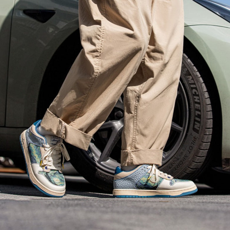 Filip | Sneakers Herr med konstinspirerat motiv