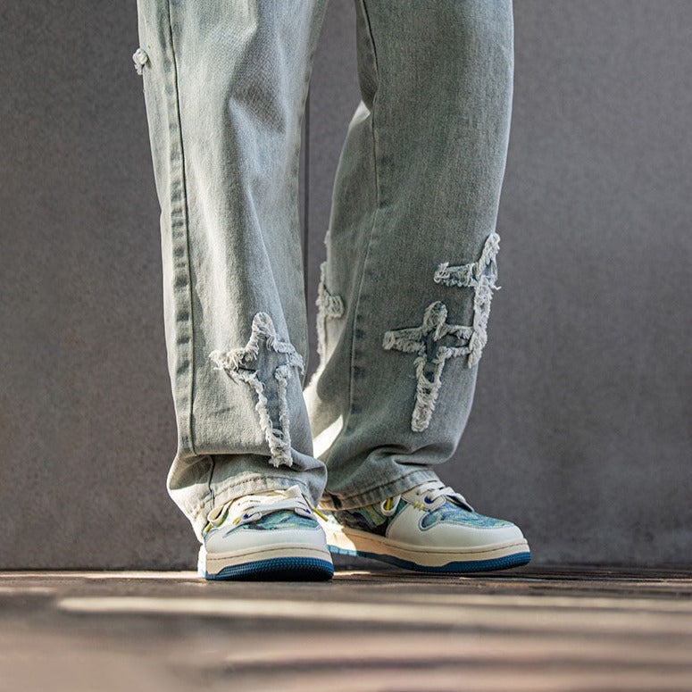 Filip | Sneakers Herr med konstinspirerat motiv