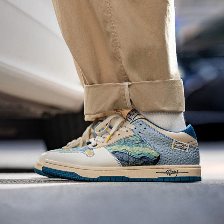 Filip | Sneakers Herr med konstinspirerat motiv