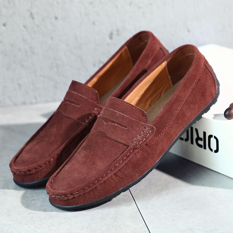 Ebba | Mockaloafers herr med slip-on-design och gummisula