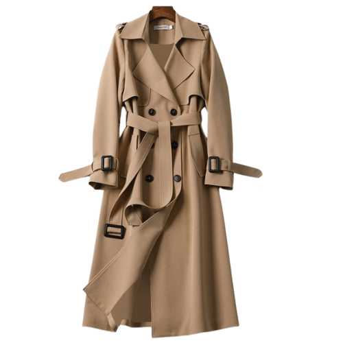 Matilda | Trenchcoat dam med markerad midja och knappar