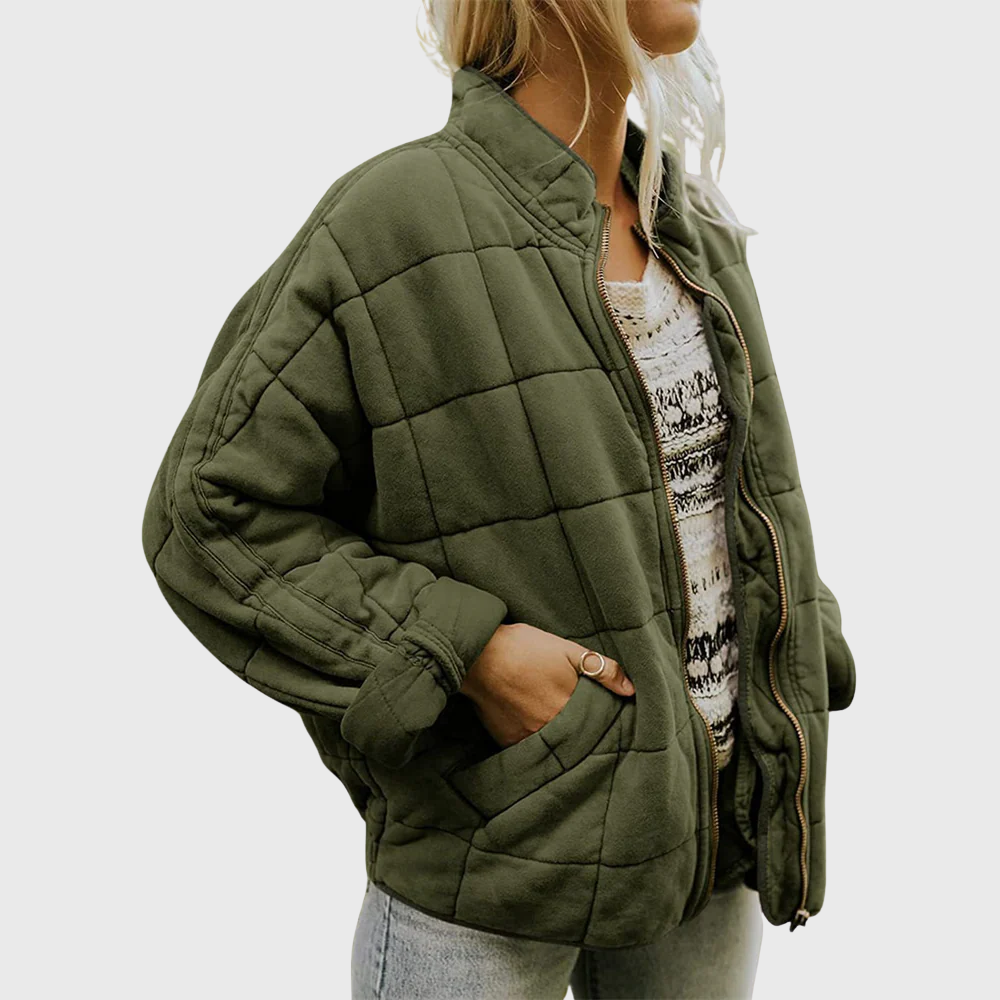 Ronja | Quiltad jacka Dam oversized modell