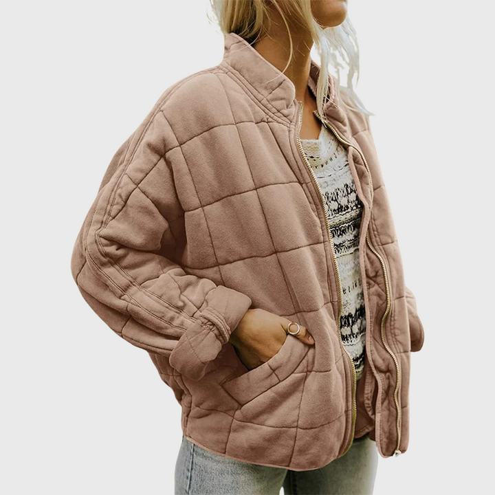Ronja | Quiltad jacka Dam oversized modell