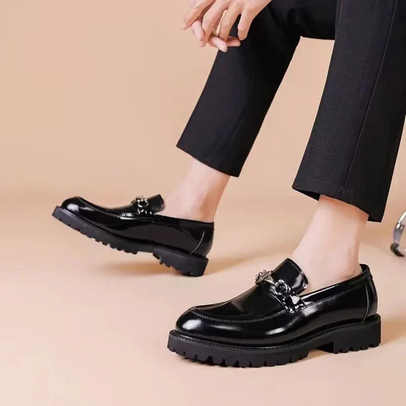 Erik | Loafers Herr i läder med hästbett