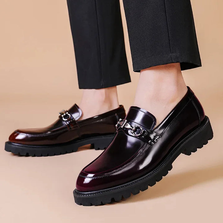 Erik | Loafers Herr i läder med hästbett