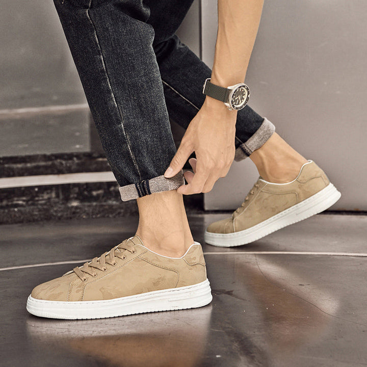 Ludvig | Sneakers Herr med äkta läder och gummisula